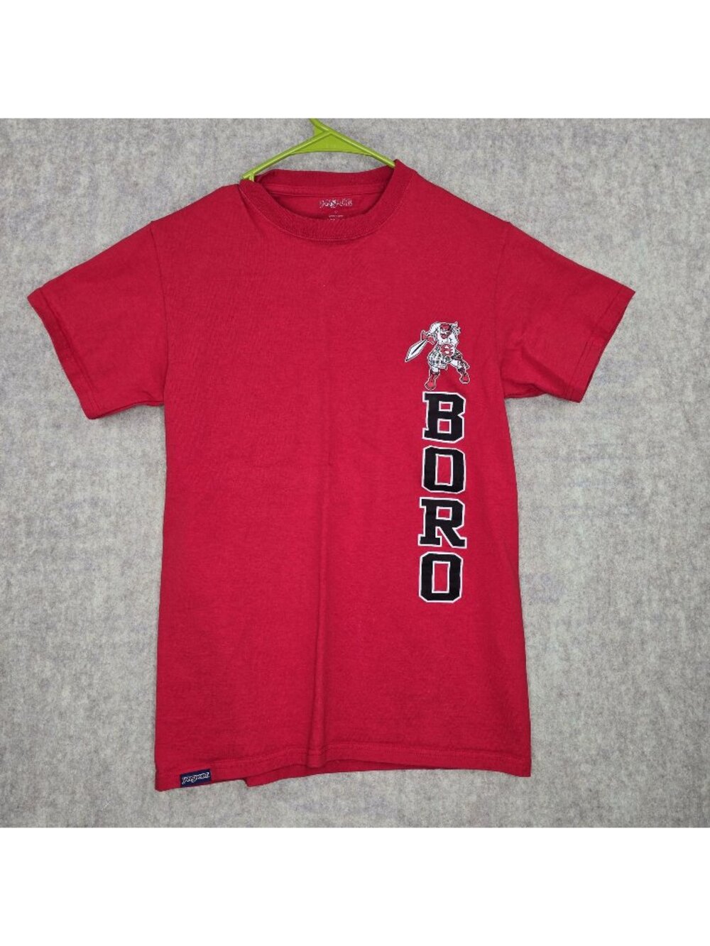 Jansport Kids T-Shirt Red Boro Graphics 100% Cotton Crew Neck Short Sleeves M